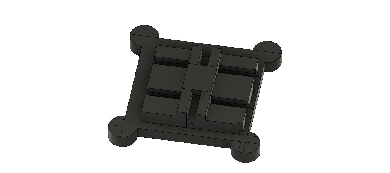 3 inch drone chassis 3D print model 3D print model_4