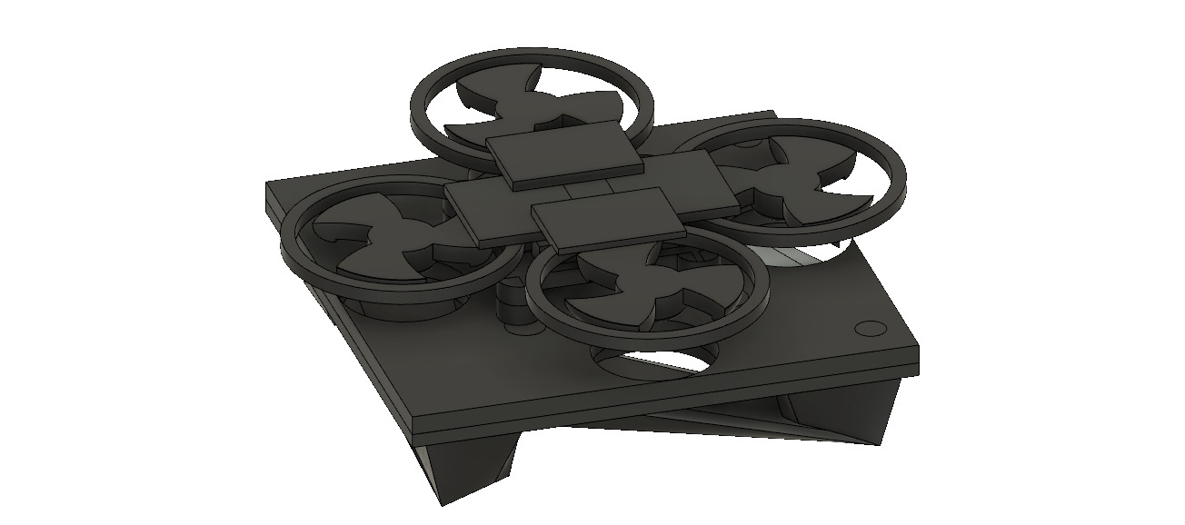 3 inch drone chassis 3D print model 3D print model_14