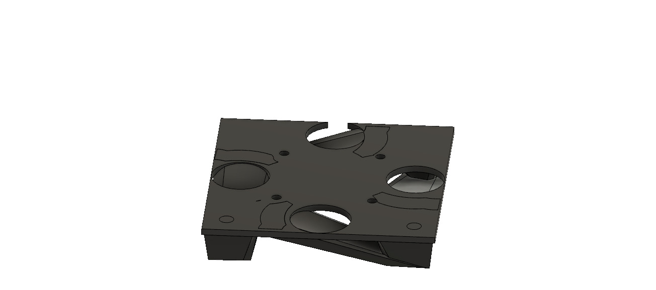 3 inch drone chassis 3D print model 3D print model_5