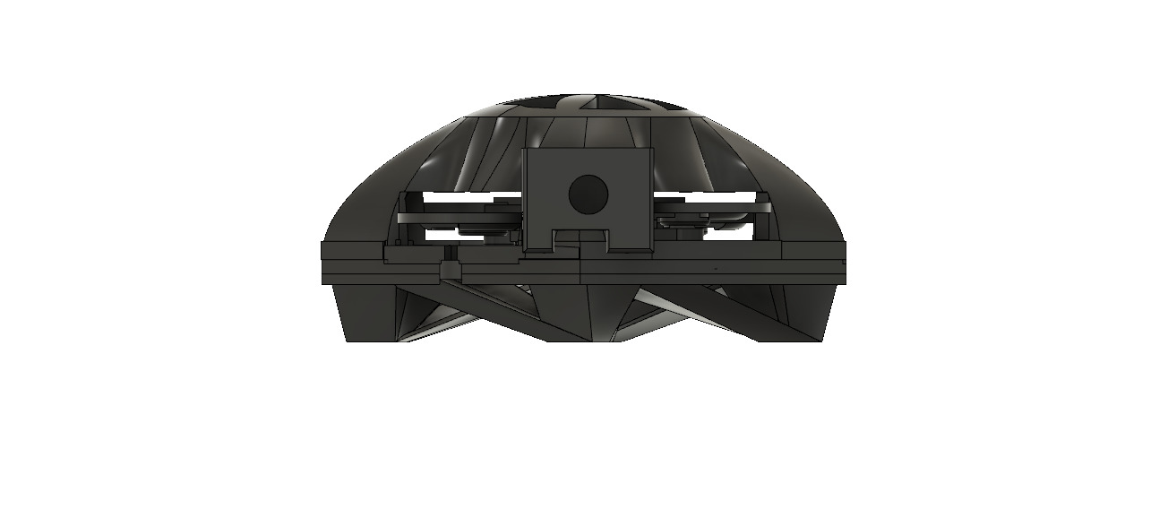 3 inch drone chassis 3D print model 3D print model_11