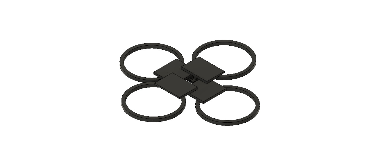 3 inch drone chassis 3D print model 3D print model_7