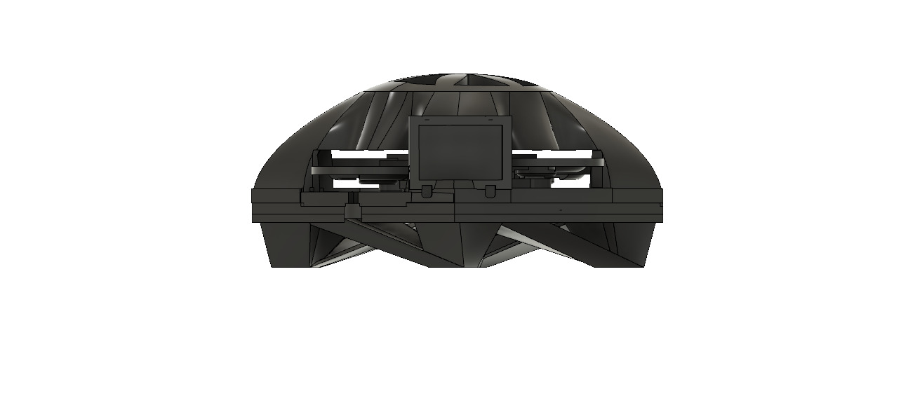 3 inch drone chassis 3D print model 3D print model_12