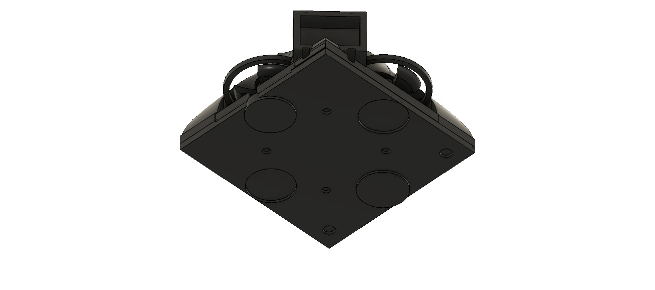 3 inch drone chassis 3D print model 3D print model_13