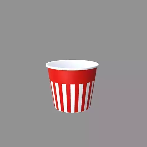 popcorn tub red