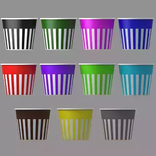 popcorn tub collection of 11