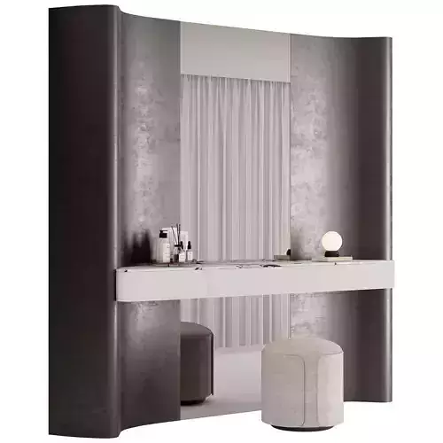 Bedroom Furniture Composition 20 3D model