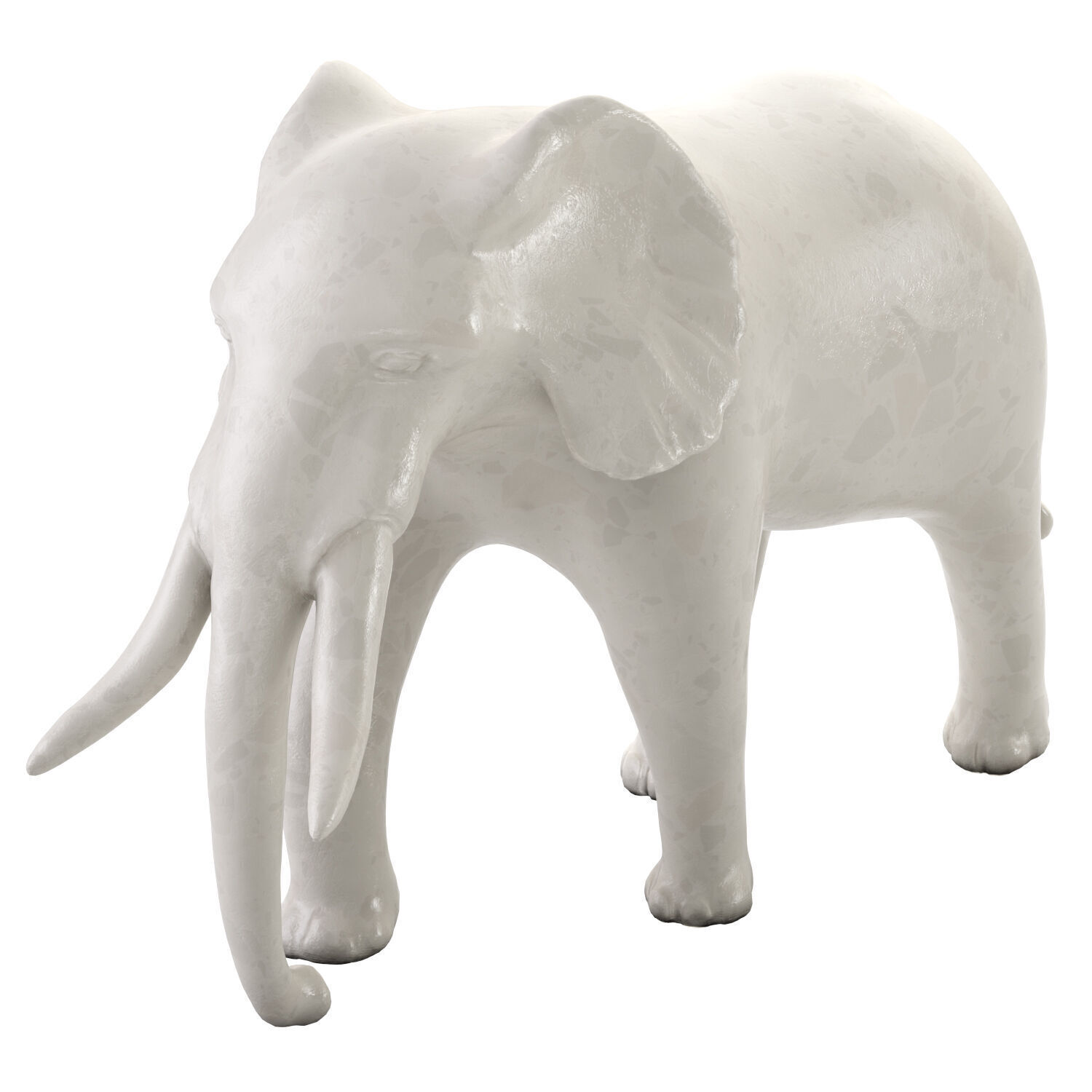 Elephant figurine 3D model_2