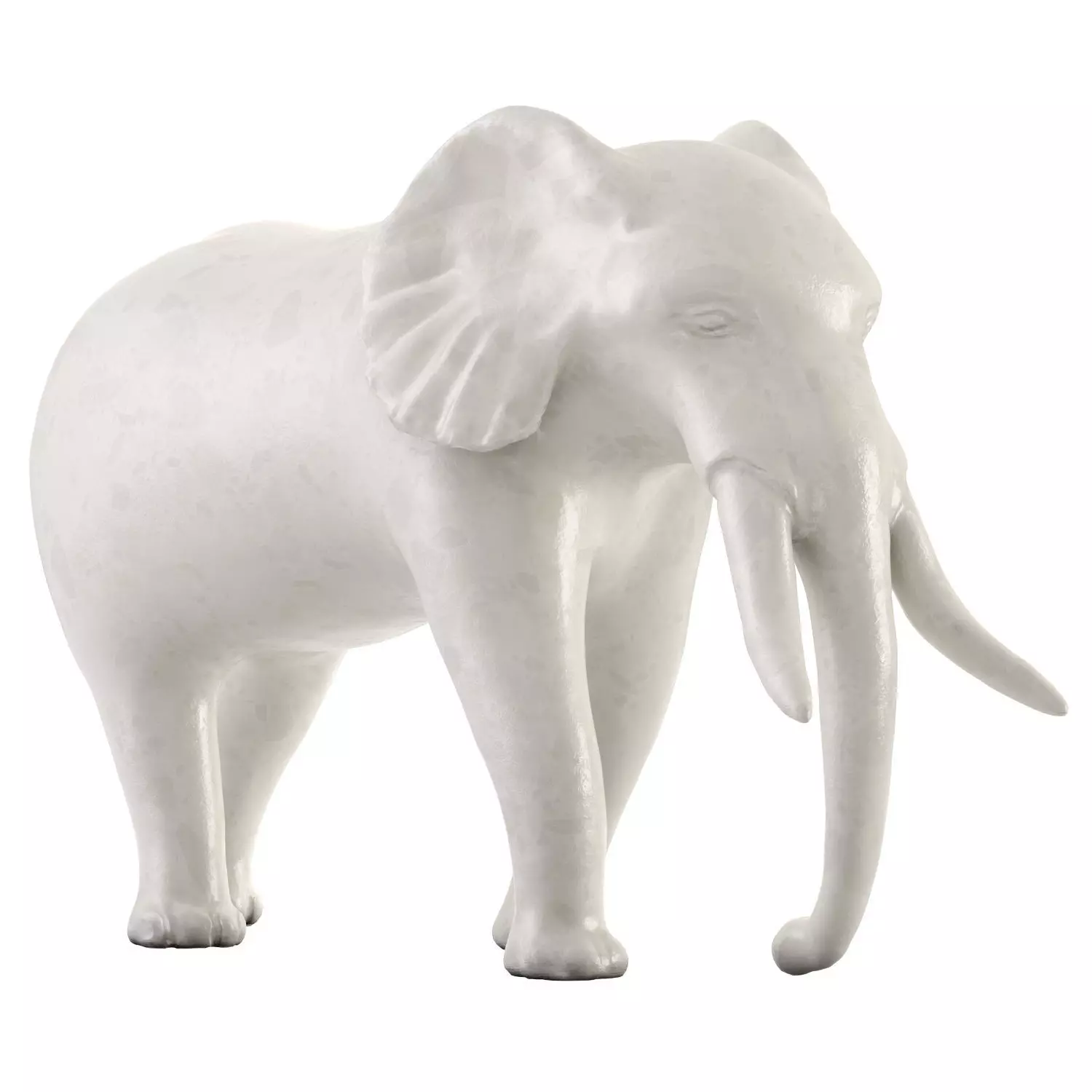 Elephant figurine 3D model_0