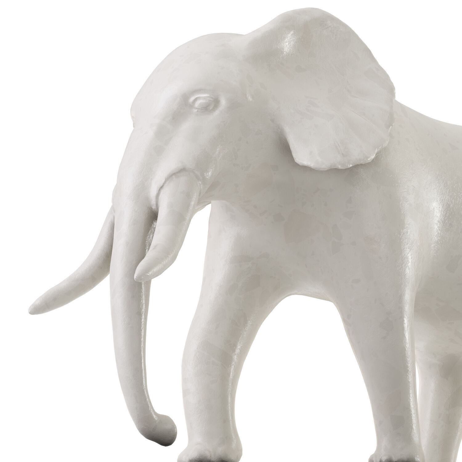 Elephant figurine 3D model_3