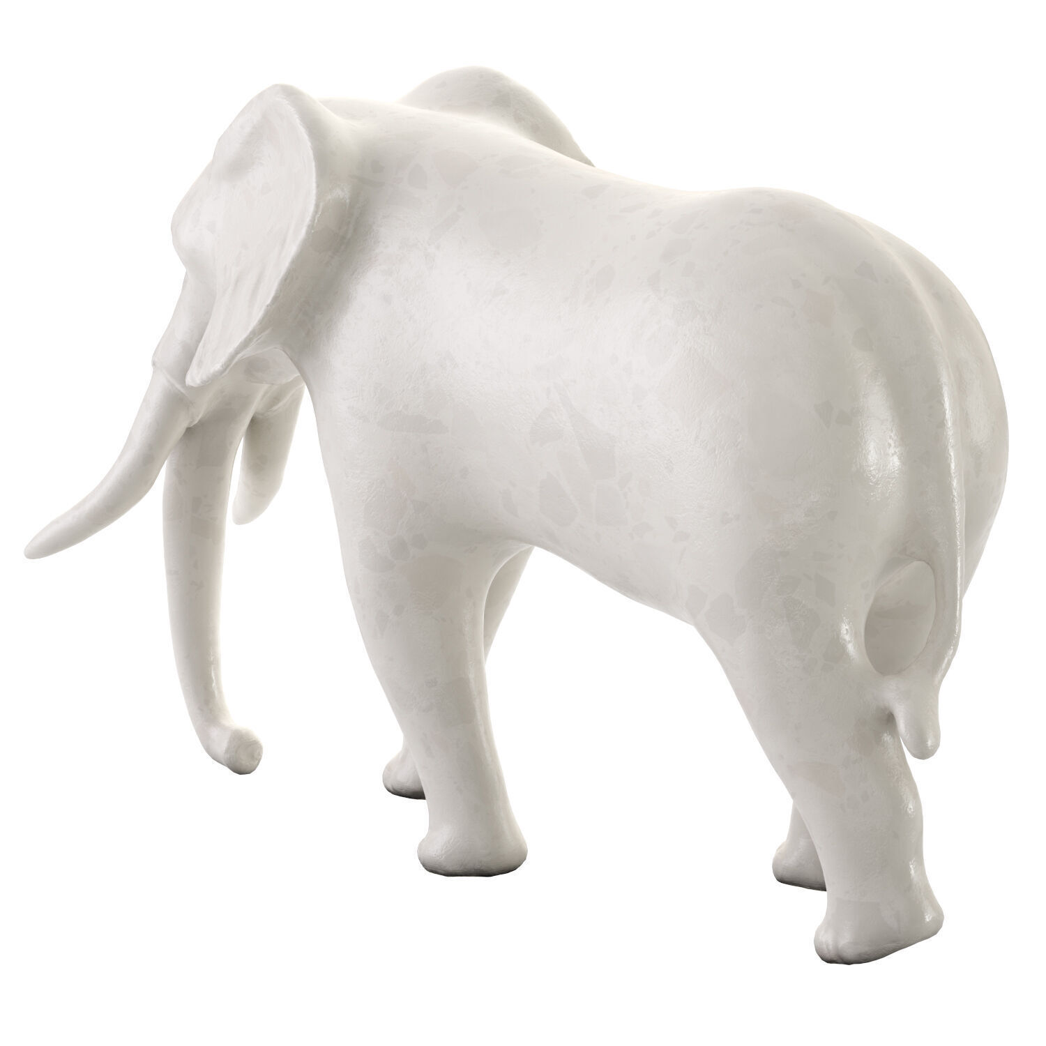 Elephant figurine 3D model_4