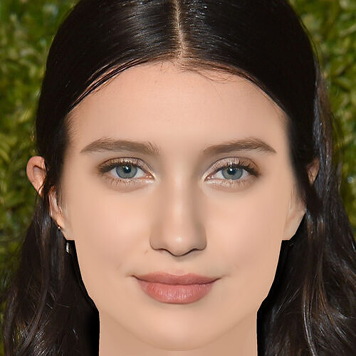 Julia Goldani Telles Head - No Hair - Low poly head for game Low-poly 3D model