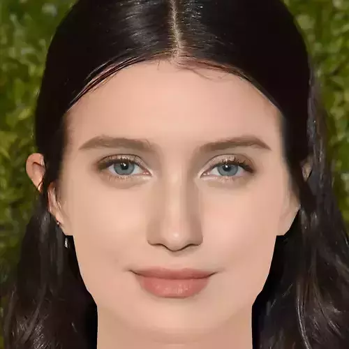 Julia Goldani Telles Head - No Hair - Low poly head for game