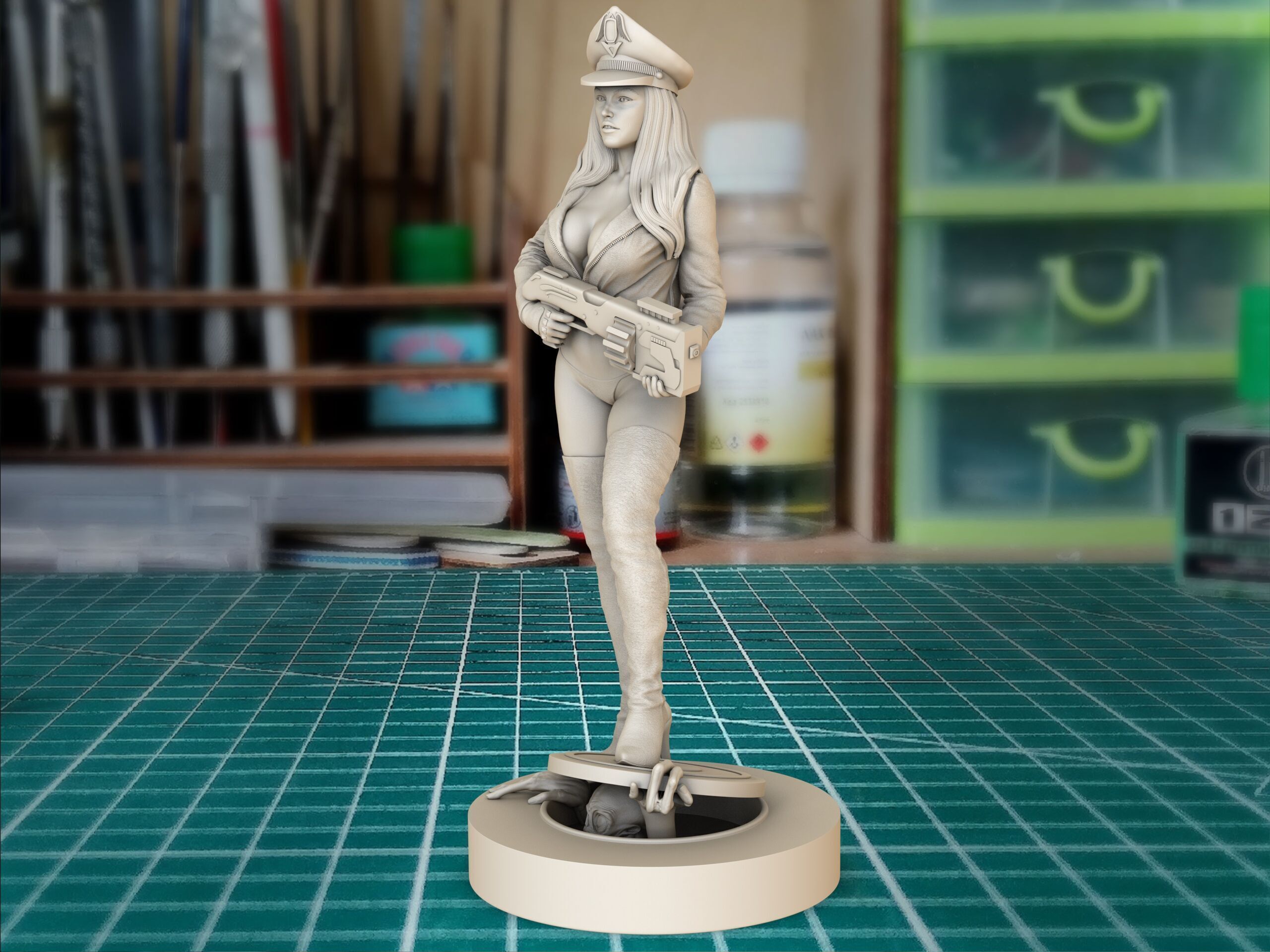 cyber cop 3D print model_8