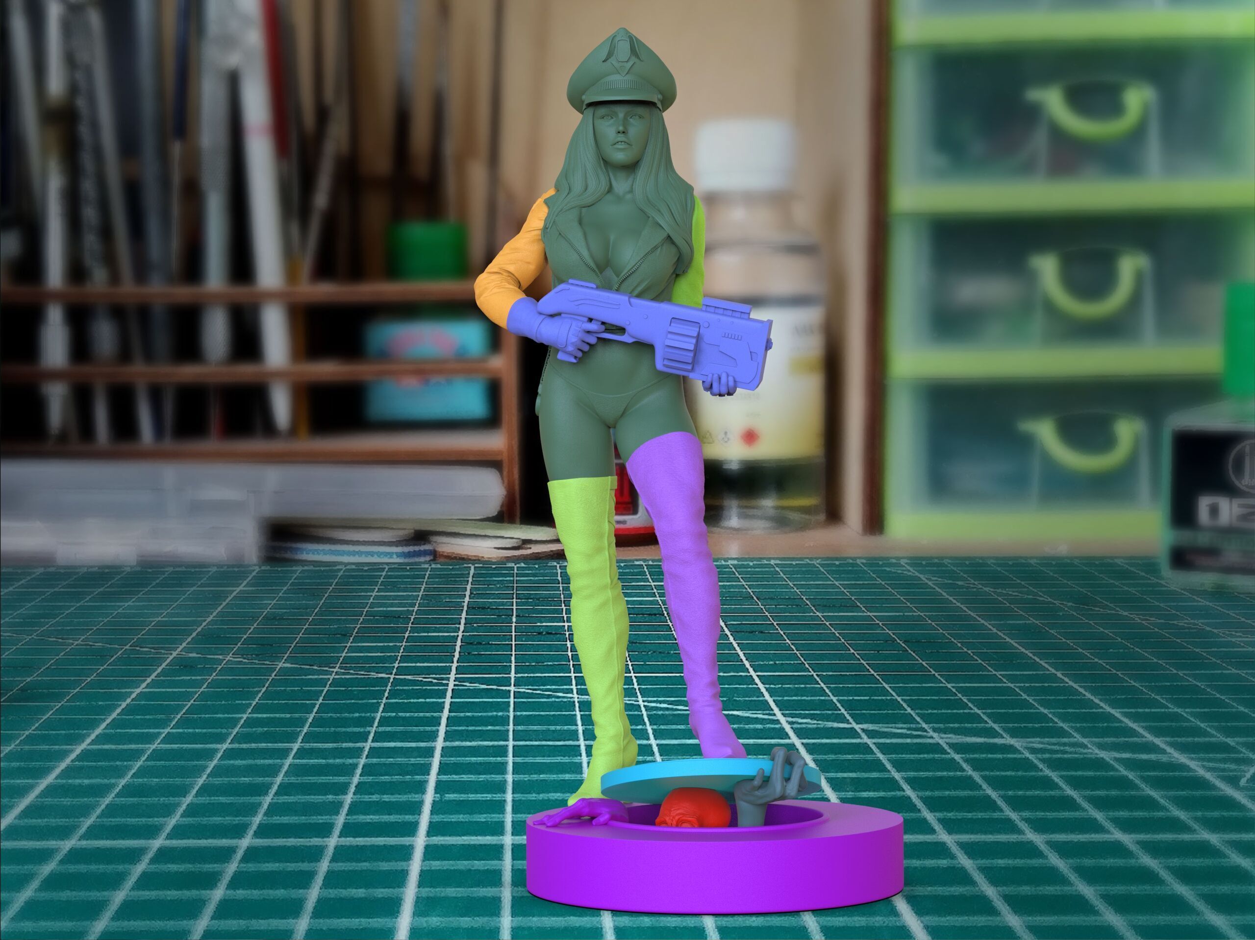 cyber cop 3D print model_9
