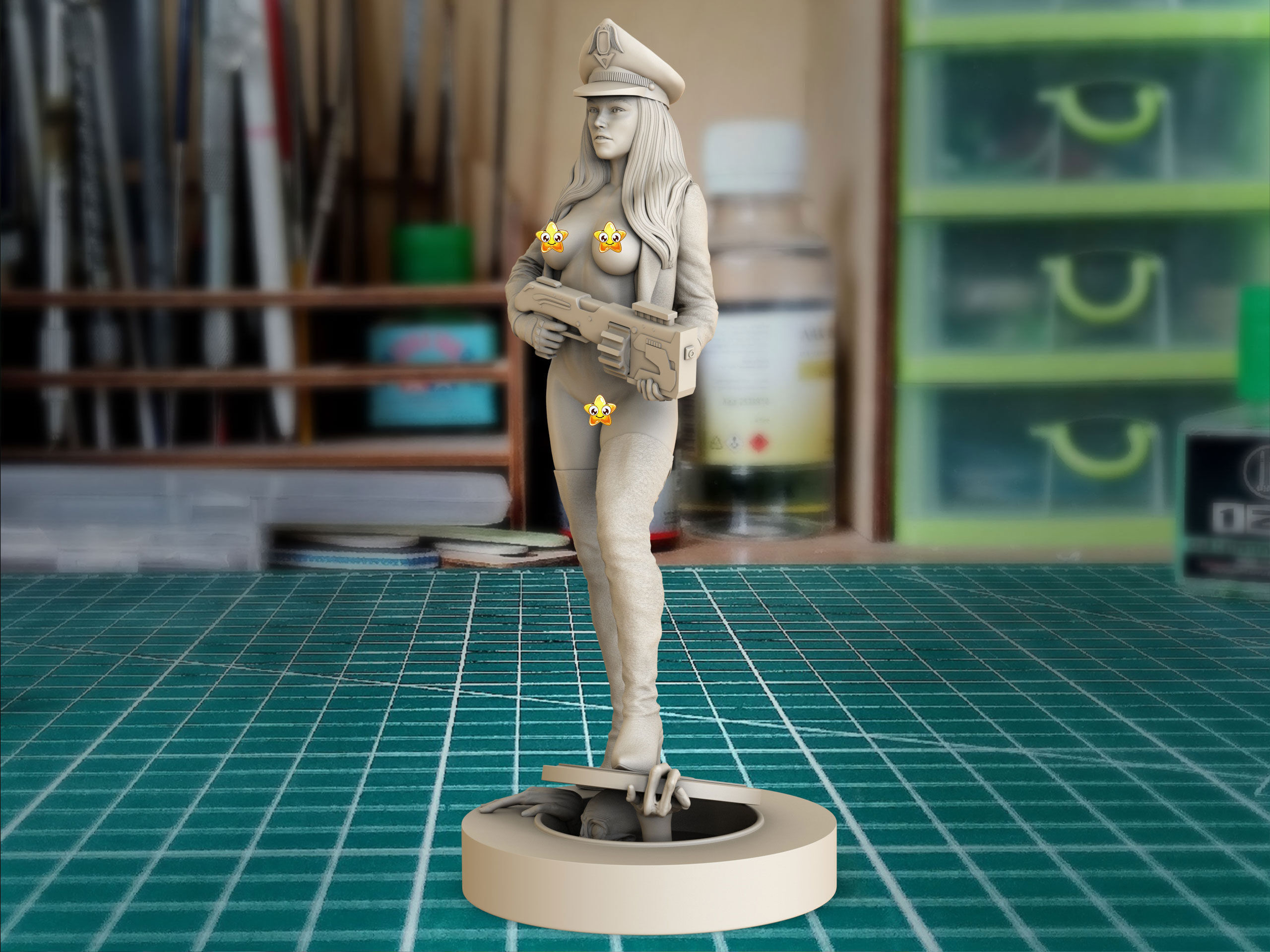 cyber cop 3D print model_1