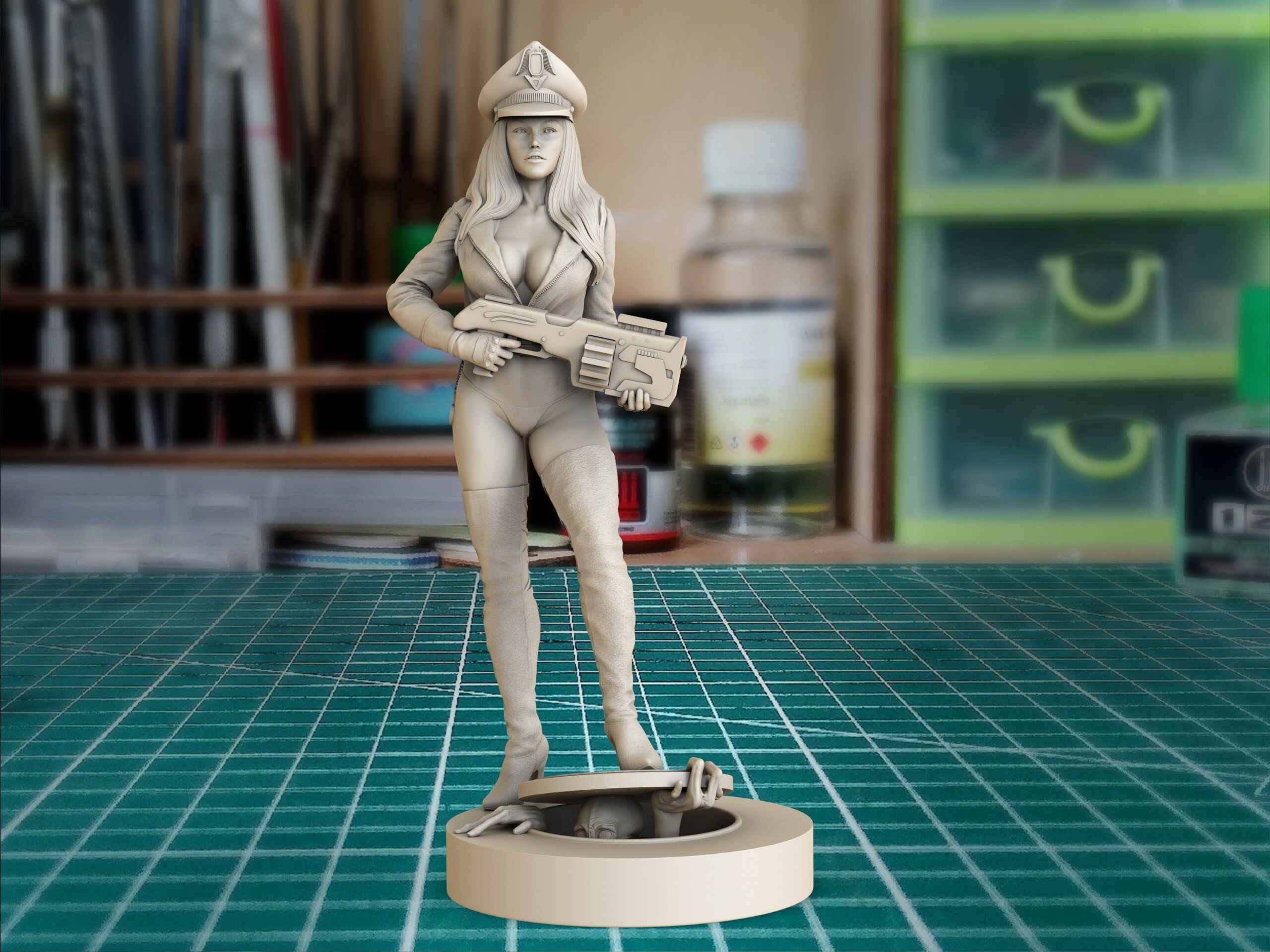 cyber cop 3D print model_7