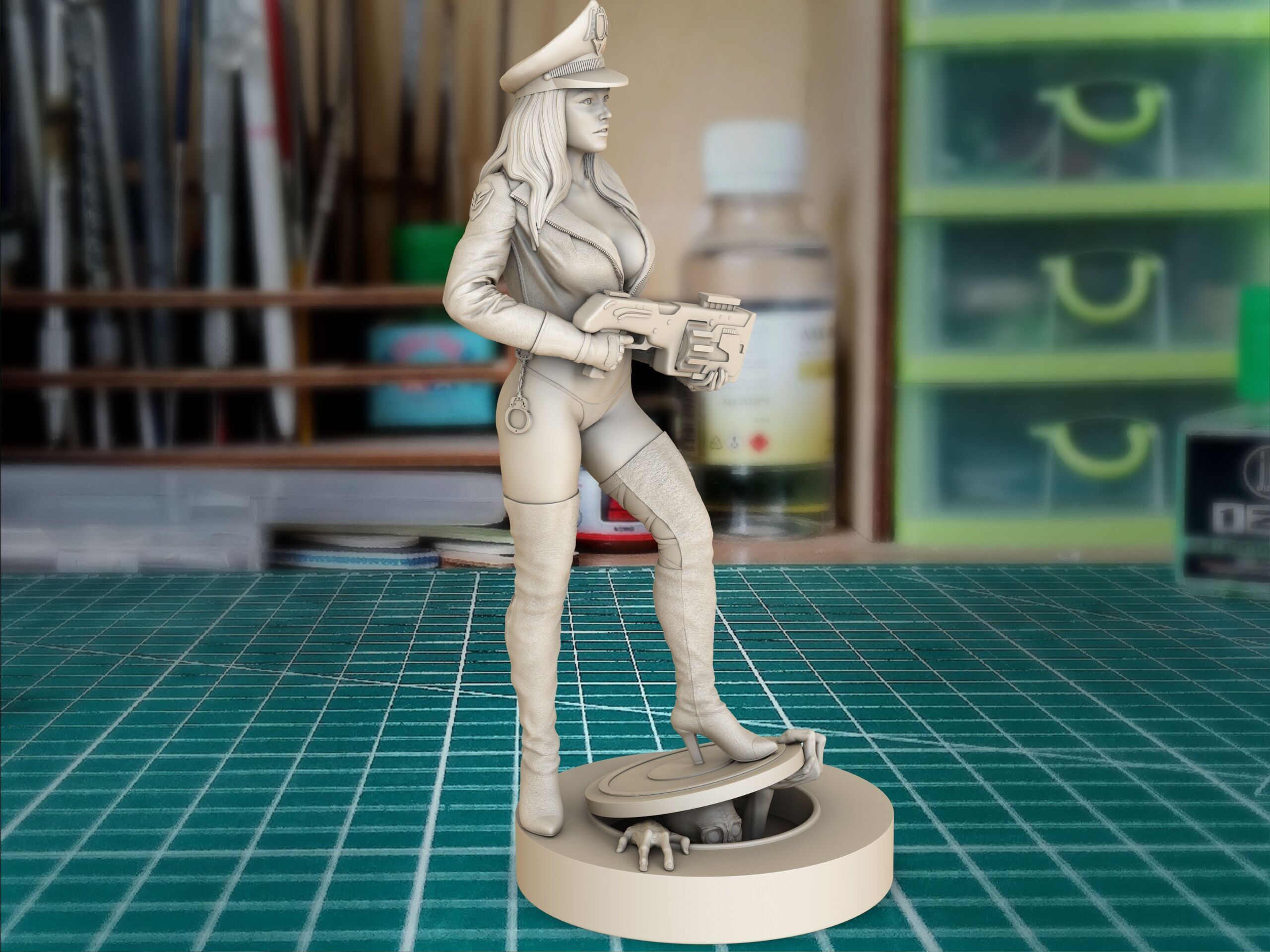 cyber cop 3D print model_6