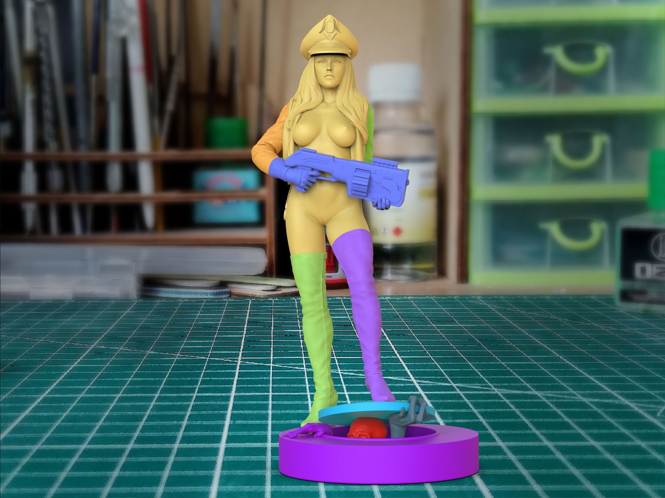 cyber cop 3D print model_10