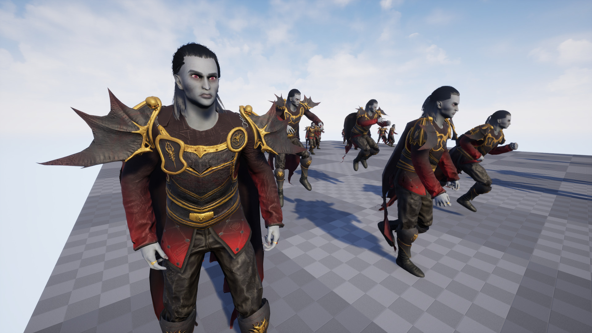 Vampire Lord Low-poly 3D model_15