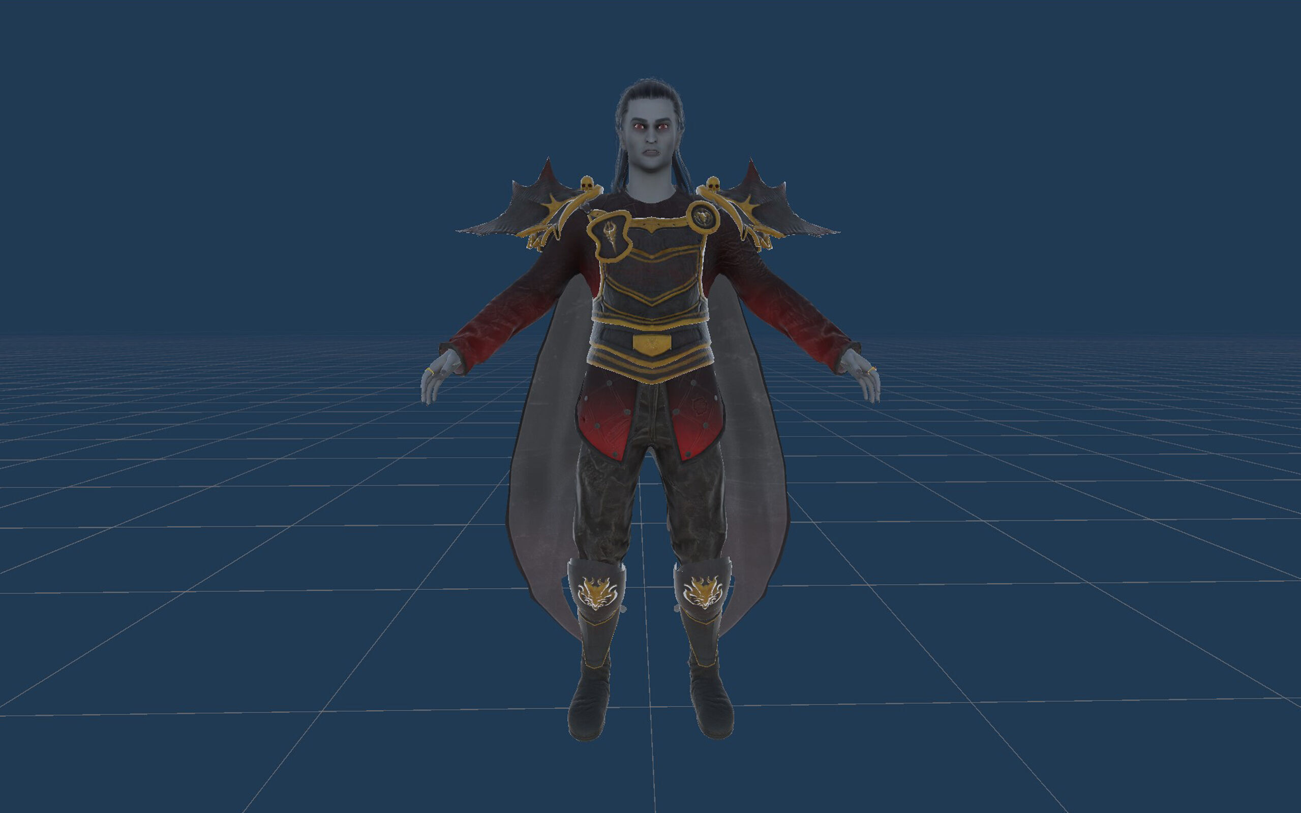 Vampire Lord Low-poly 3D model_23