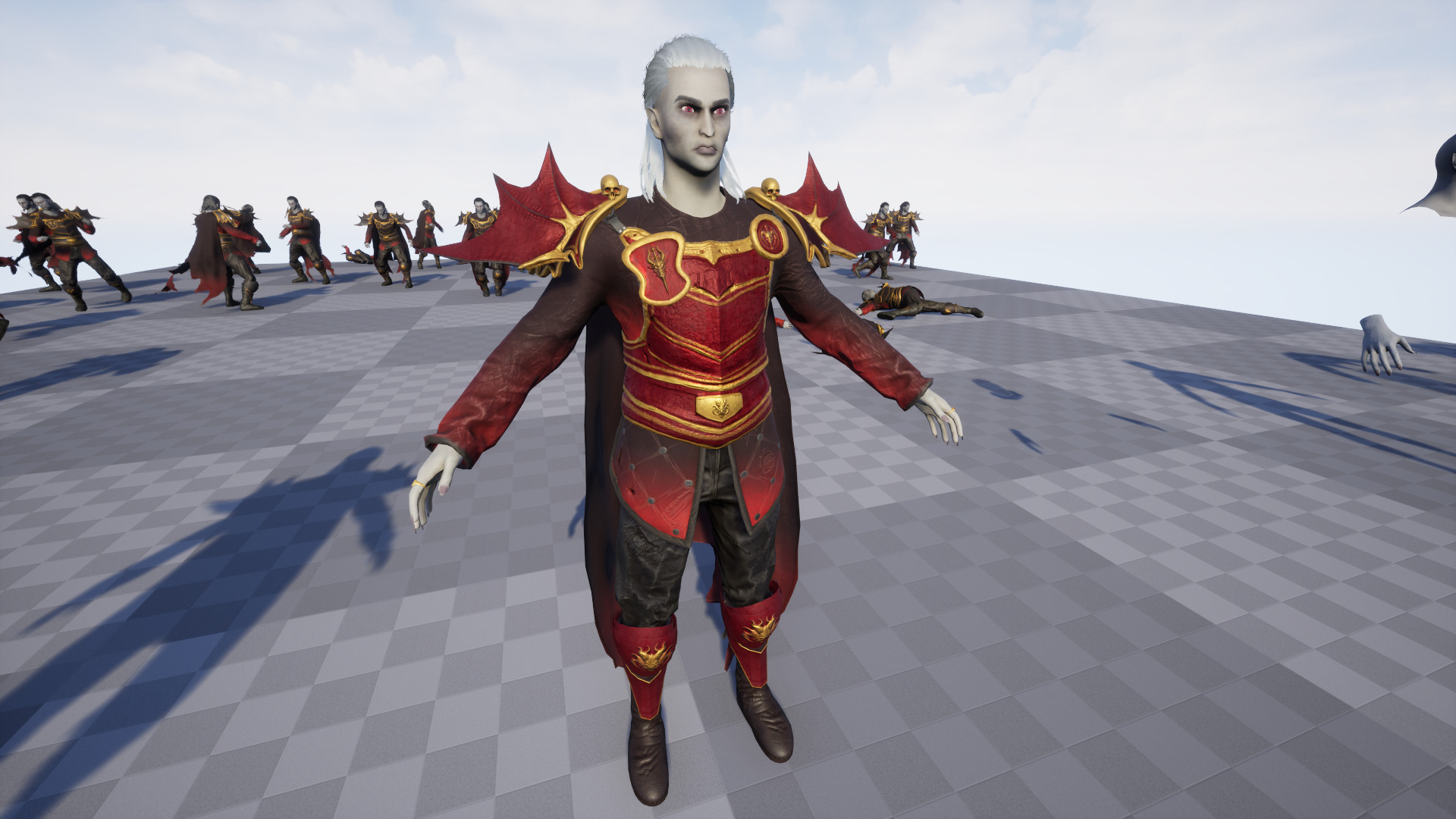 Vampire Lord Low-poly 3D model_17