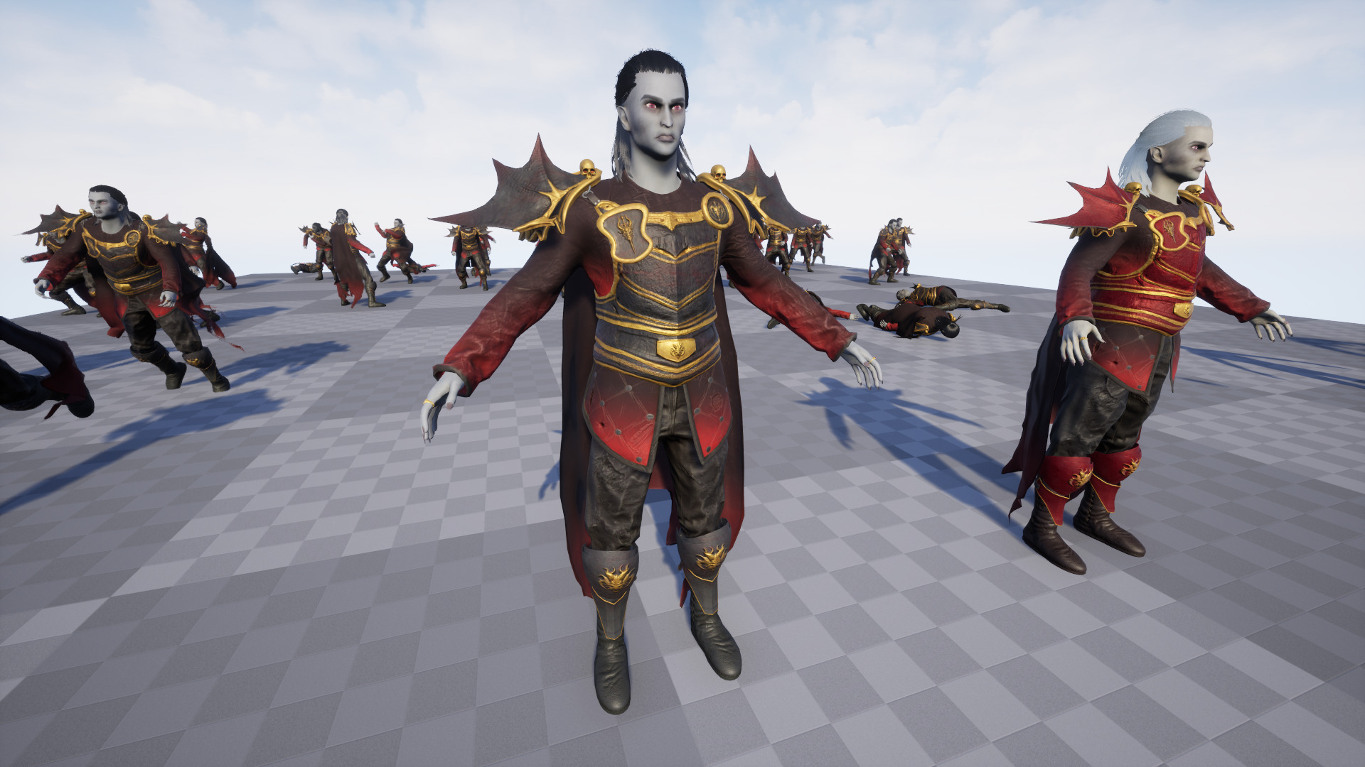 Vampire Lord Low-poly 3D model_16