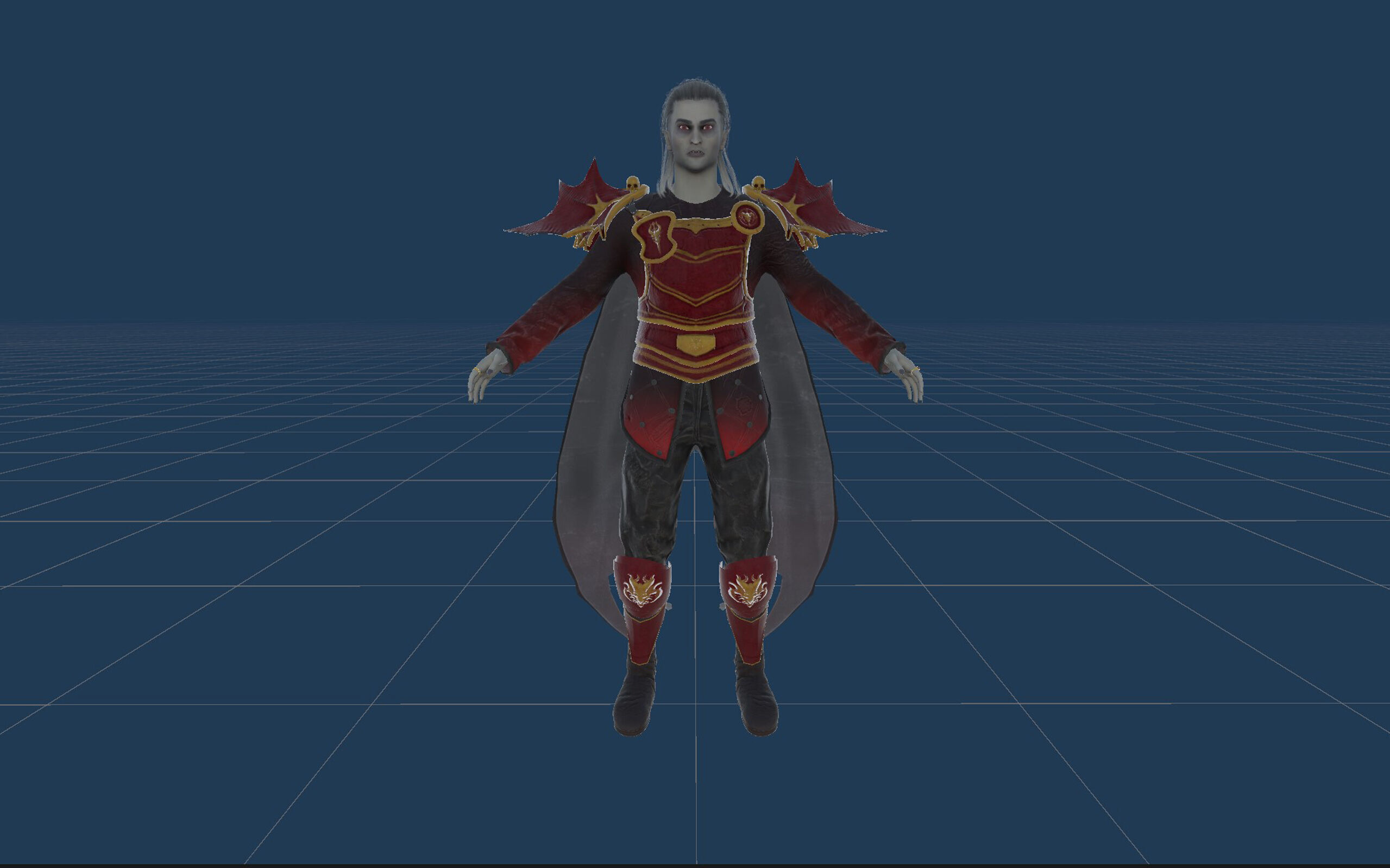 Vampire Lord Low-poly 3D model_22
