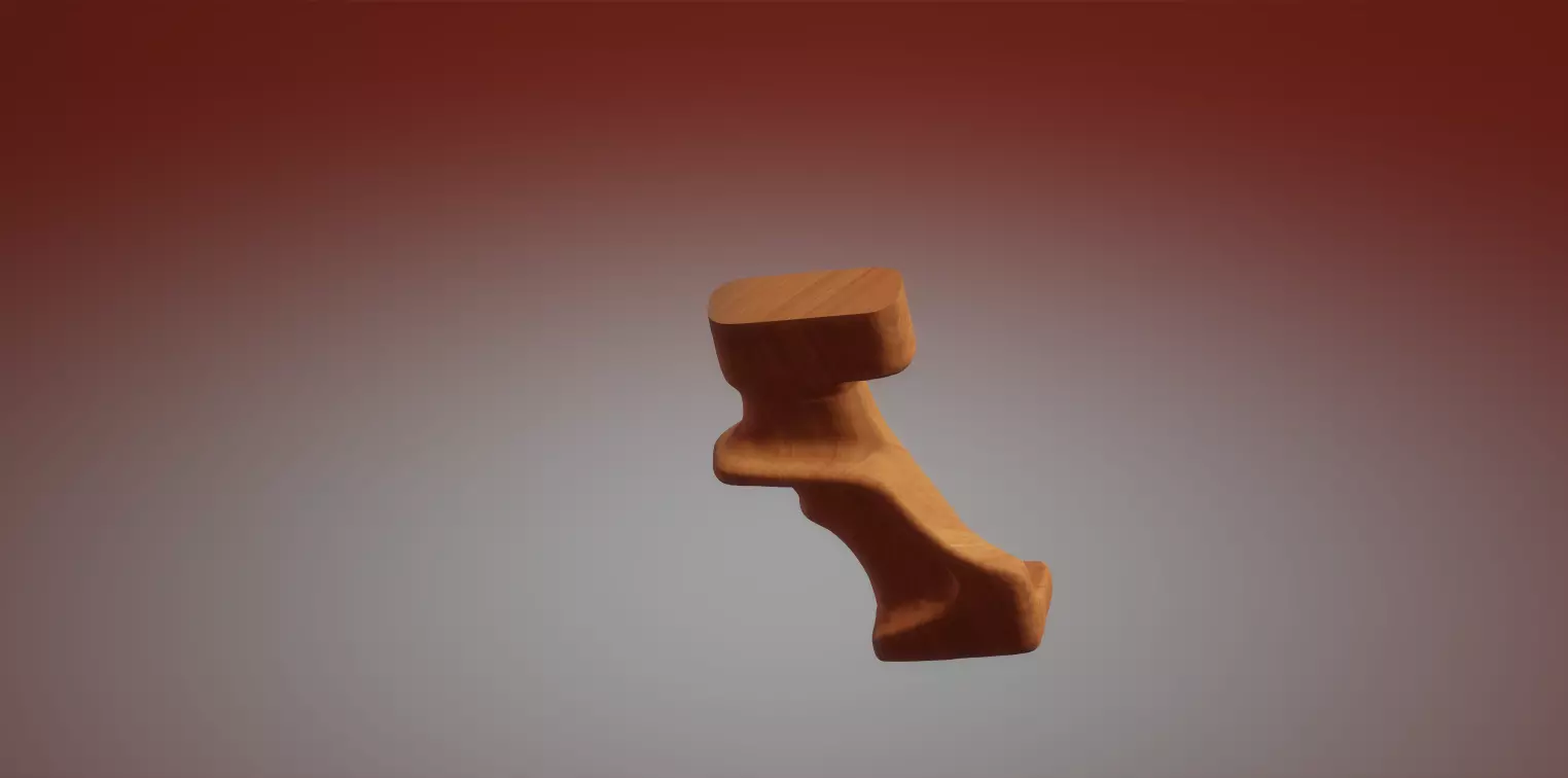 Speargun Right Handle 3D print model_0