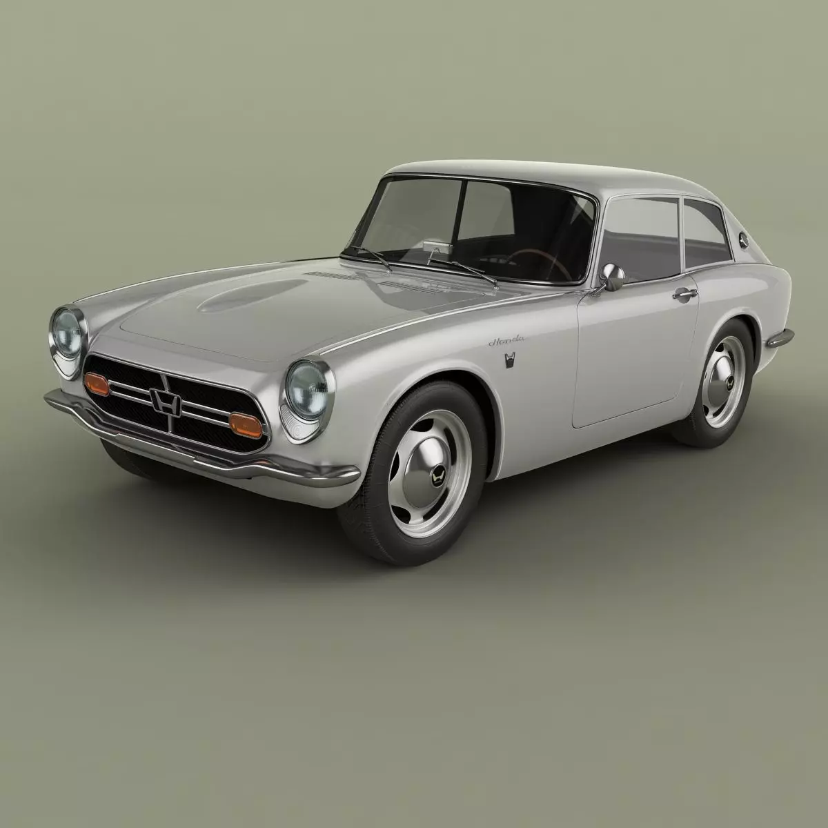 Honda S800 Coupe 3D model