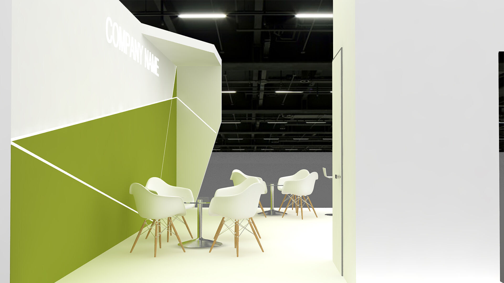 3D Exhibition Booth 3D model_3