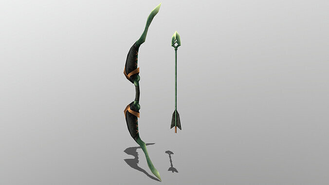 W10014 Bow Low-poly 3D model