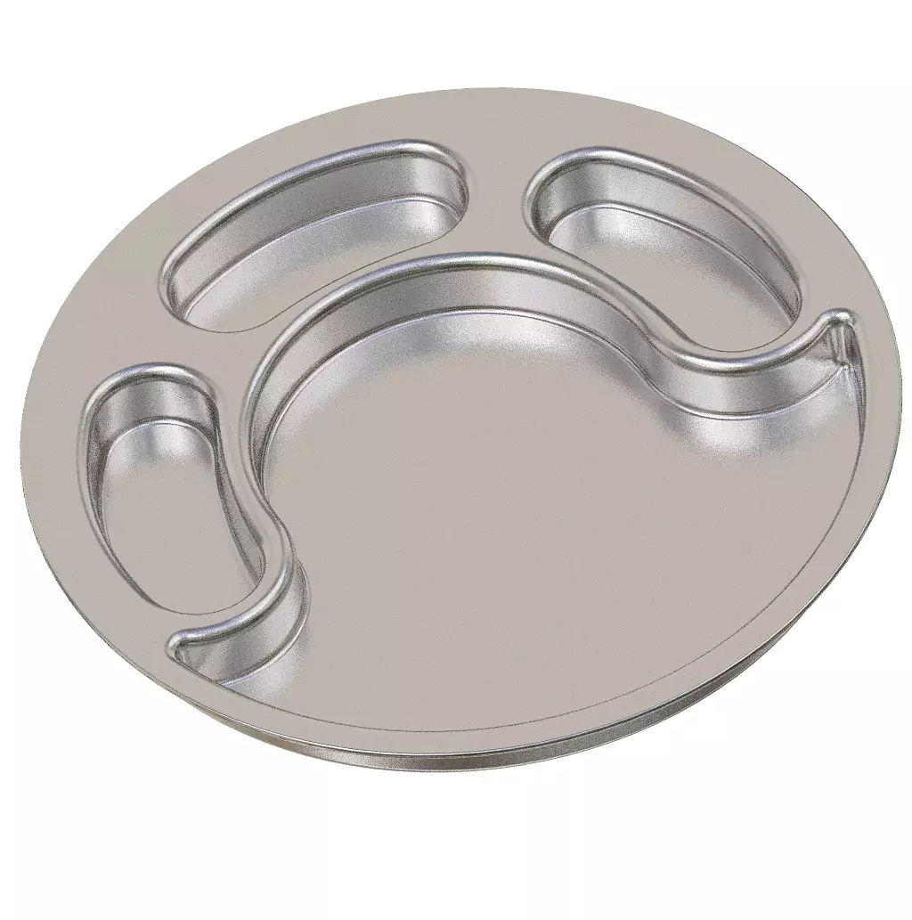 Exquisite Partition Plate 3D print model_0