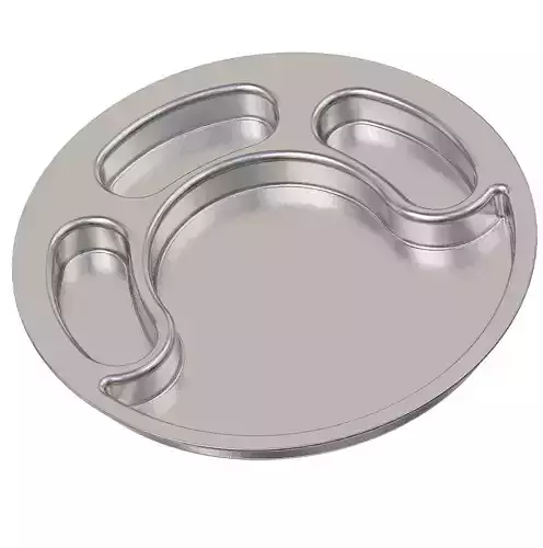 Exquisite Partition Plate 3D print model