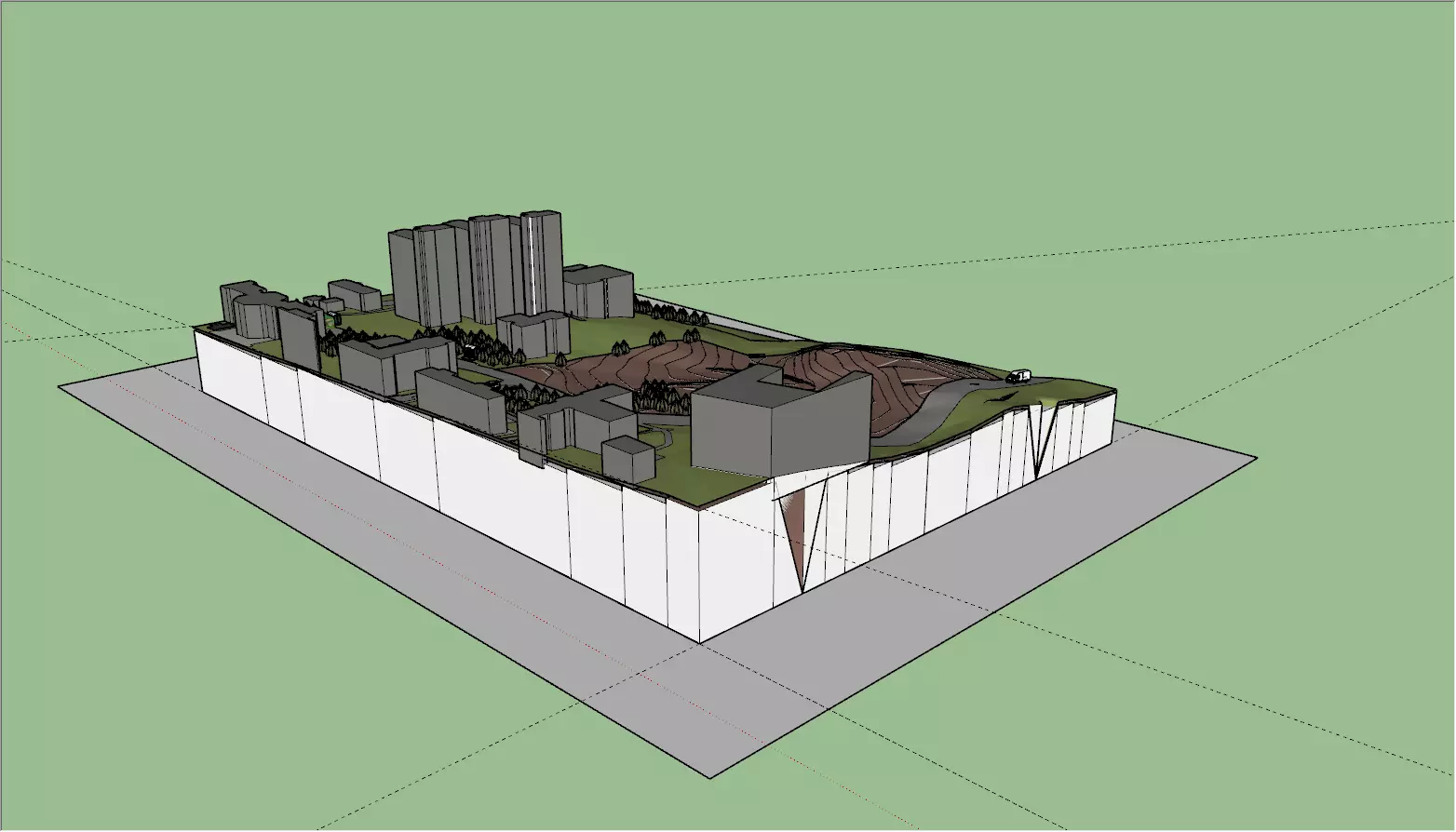 arazi - land - plot 3D model_0
