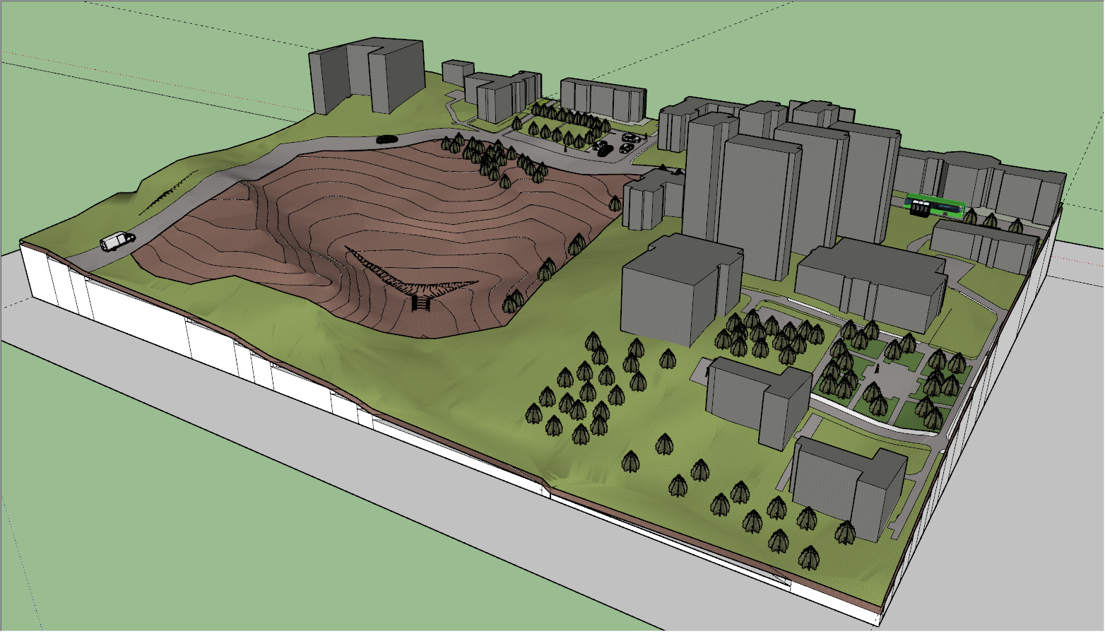 arazi - land - plot 3D model_2