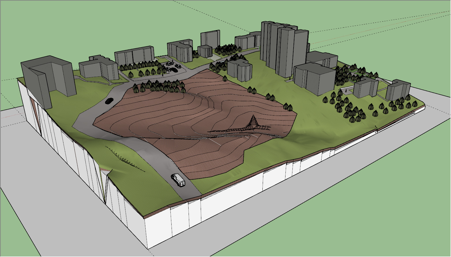arazi - land - plot 3D model_1