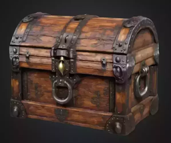 Wooden Treasure Chest