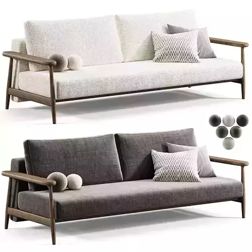 UNA GREY Sleeper Sofa