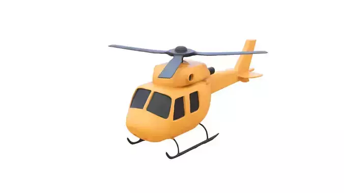 Cartoon Helicopter v001
