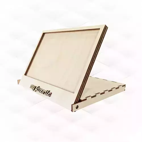 Picture Frame case 4x6 photo holderdesign laser cutting