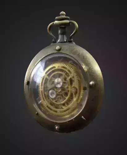 Steampunk pocket watch