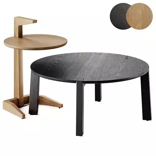 Rolf Benz Coffee and Side Tables 948 3D model