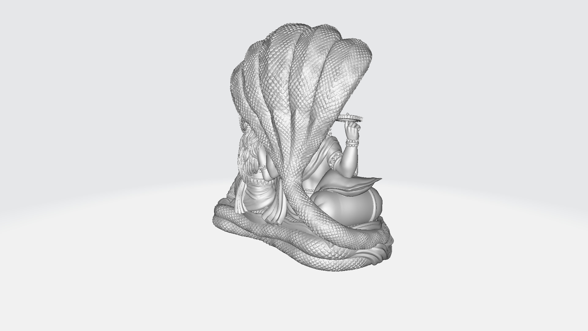 Lakshmi-Narayan 3D-Print Model No1 -Jewelery Murti- 3D print model_12