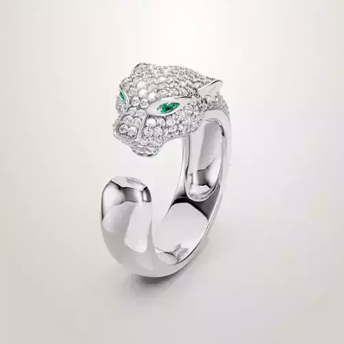 Panthere de Cartie ring The panther panther Panthera Pantera 3D print model