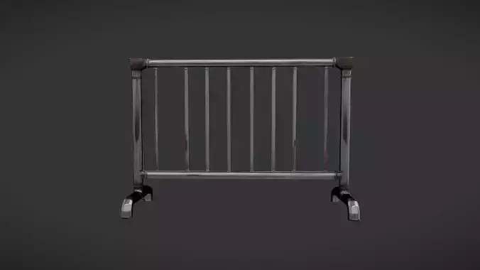 metal barricade with bars
