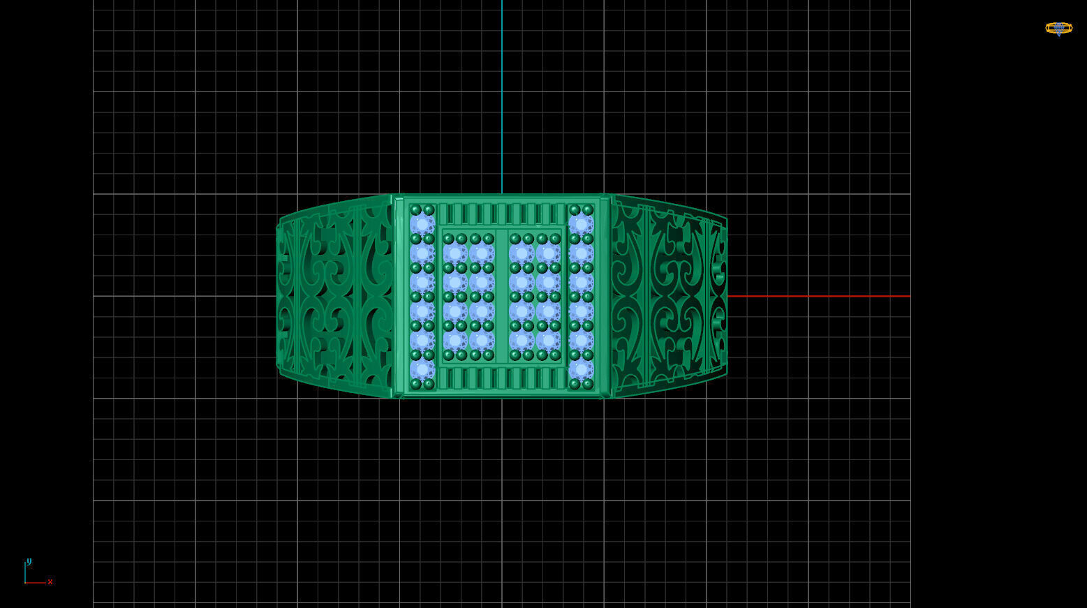 Print Ready STL 3DM Gents Rings Diamond Men Ring 3D print model_5