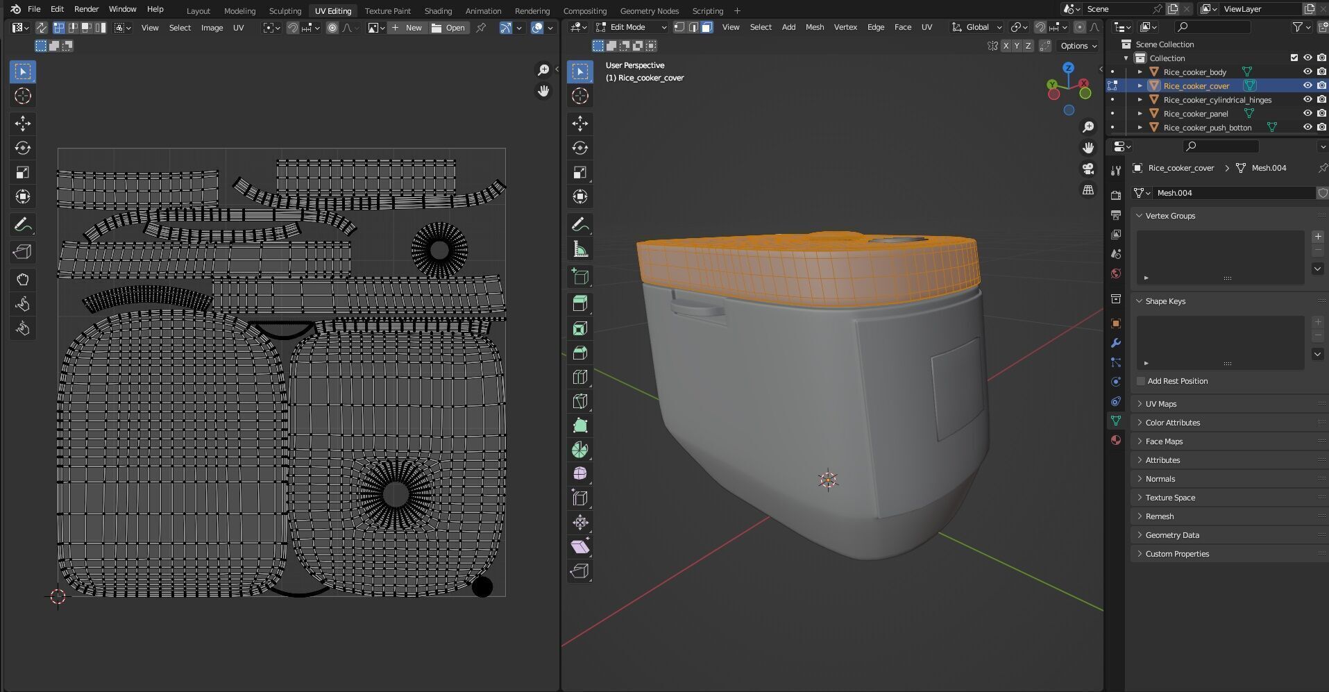 Rice Cooker CG1 3D model_15