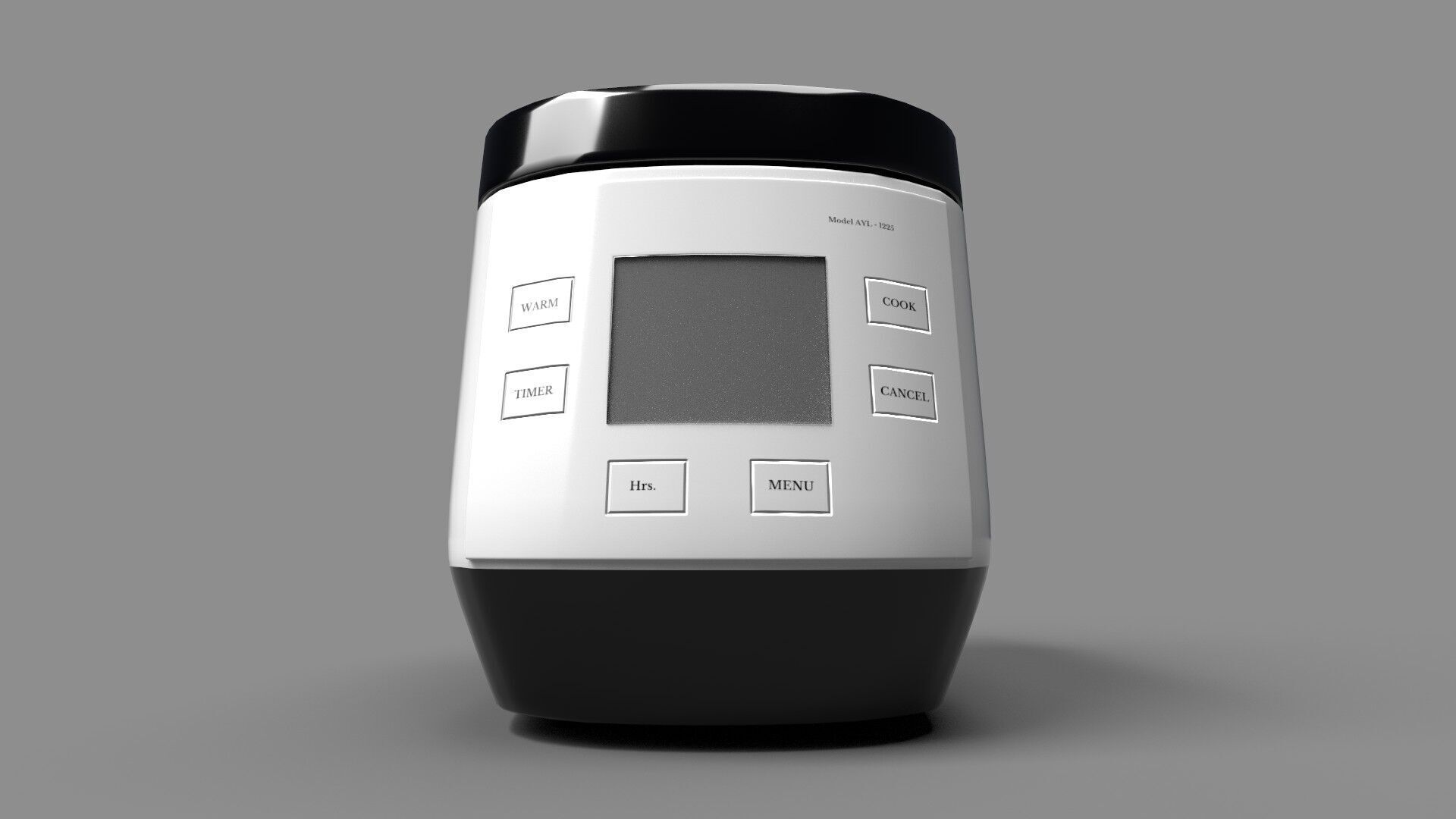 Rice Cooker CG1 3D model_2