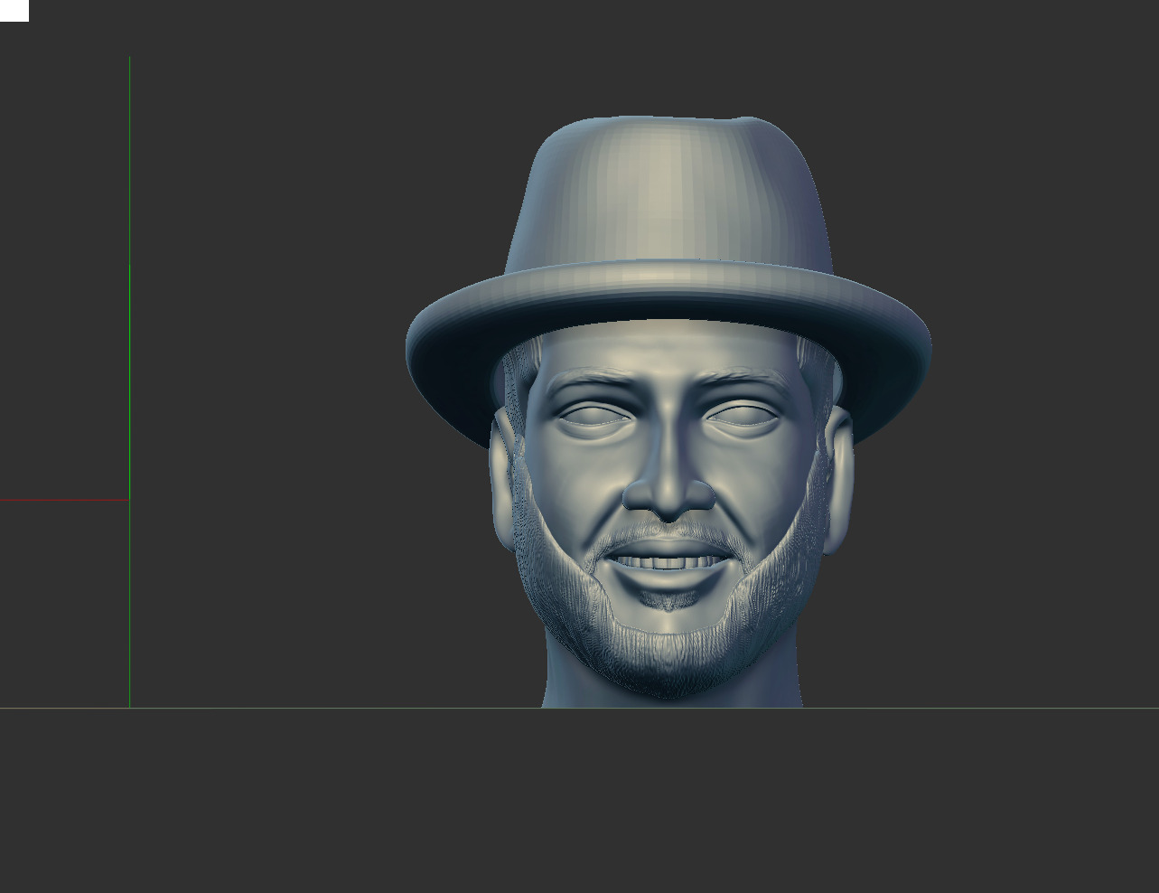 Realistic Male Heads  3D print model_6
