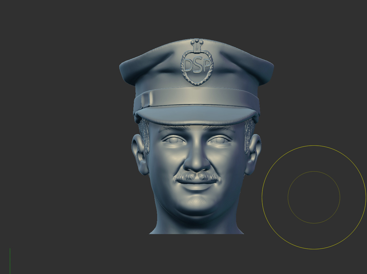 Realistic Male Heads  3D print model_11